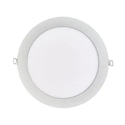 recessed downlight LED PANEL FLAT 190 R SCCT 350MA OPAL round, CCT Switch, excl. LED driver IP20, mat, titanium dimmable