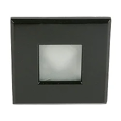 Luminaria empotrable para exteriores WT 50 Q negro