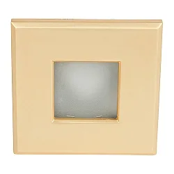 Recessed outdoor luminaire WT 50 Q, IP65 on front, Ø 8.6cm, GX5.3 max. 50W, matt chrome