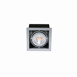 downlight MINI KARDAN E1 1 flame, swivelling, dimmable titanium