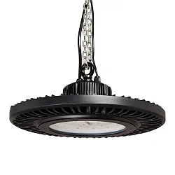 Proyector de naves potente LED HIGH BAY 115 resistente a los impactos IP65, negro regulable