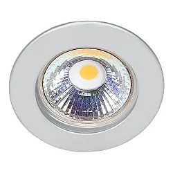 Luz downlight C 3860 rígido IP20, cromado mate regulable