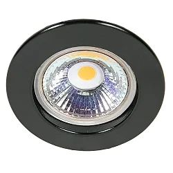 Luz downlight C 3860 rígido IP20, negro regulable
