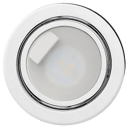 LED Furniture recessed luminaire, N 5020 CSP LED, 3W, 3000K, chrome
