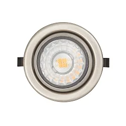 Luminaria para muebles N 5022 CSP regulable IP20, níquel cepillado regulable