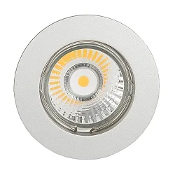 Recessed luminaire DOWNLIGHT N 5030, Ø 7.9cm, 12V, with snap ring, fixed optics, matt chrome