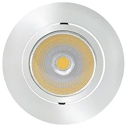 Luz downlight 5068 ECO FLAT redondo, regulable IP40, cromo regulable
