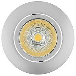 Luz downlight 5068 ECO FLAT redondo, regulable IP40, cromado mate regulable