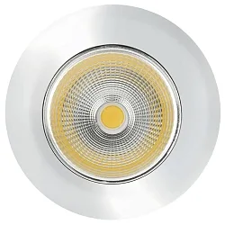 Luz downlight 5068 ECO FLAT redondo, regulable IP44, cromo regulable