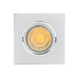 Luz downlight A 5068Q T FLAT plano, giratorio IP20, cromo regulable