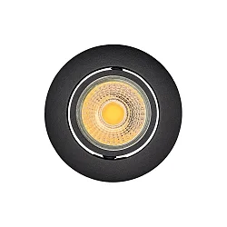 downlight A 5068 T FLAT round IP40, black matt dimmable