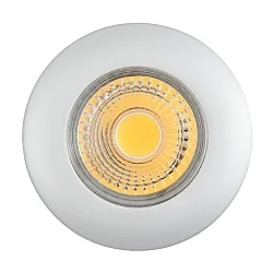 Recessed LED downlight A 5068 T Flat IP44, Ø 8cm, COB, 8W 4000K 920lm 38°, CRi>90, matt chrome