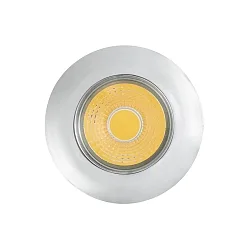 Recessed LED downlight A 5068 T Flat IP44, Ø 8cm, COB, 8W 3000K 850lm 38°, CRi>90, chrome