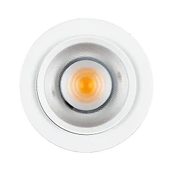 spot 9W DS round IP20, white matt dimmable