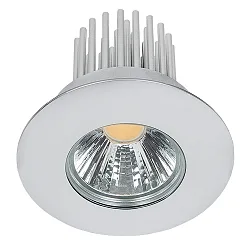 Recessed LED spot DOWNLIGHT A 5068 S IP44, COB, Ø 8cm, 12W 4000K 1100lm 38°, CRi>90, matt chrome