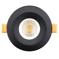 Outdoor LED spot 68 FP IP65, 350mA, 6.6W 3000K 680lm 38°, black matt