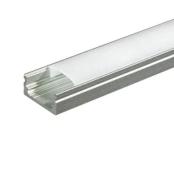 Aluminum U-Profile 2 OP, 200cm, for LED Strips up to 1.2cm width