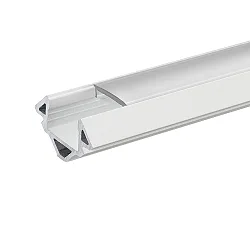 Aluminum Corner Profile 3 TP, 200cm, for LED Strips up to 1.4cm width, matt white