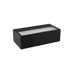 Luminaria de pared para exteriores WL-RE200 UP/DOWN SCCT 115° directo / indirecto IP65, negro 