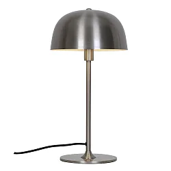 Luminaria de mesa CERA E14 IP20, acero cepillado 