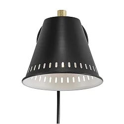 Luminaria de pared PINE GU10 IP20, negro, negro mate 