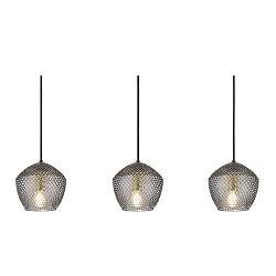 Pendant luminaire ORBIFORM, 3 flames, E14, IP20, smoky