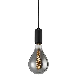 Pendant luminaire NOTTI, E27, IP20, mocha
