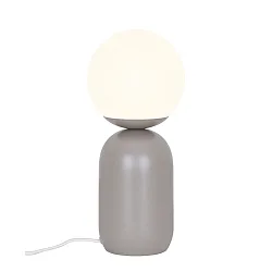 Luminaria de mesa NOTTI E14 IP20, pardo 
