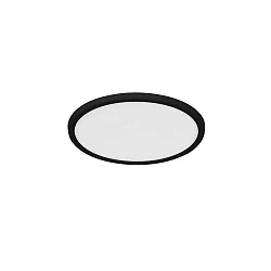 LED Ceiling luminaire OJA 29 LED Bathroom luminaire, 14,5W, 3000/4000K, IP54, black