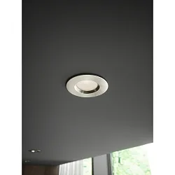 LED Recessed luminaire DORADO Smart Light, set of 1, 4,7W, 2200-6500K, 380lm, IP65, brushed nickel