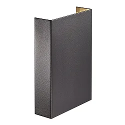 LED Wall luminaire FOLD 15 LED Outdoor luminaire, 2x 3,5W, 3000K, up to 2x 250lm, IP54, black