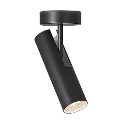 Luminaria de techo MIB GU10 IP20, negro brillante 