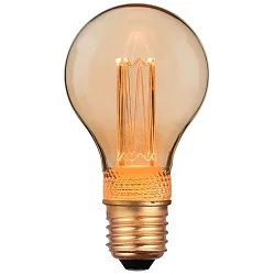 Filamento luminoso en forma estándar DECO A60 RETRO A60 claro E27 2,3W 65lm 1800K 360° CRI 80 regulable claro