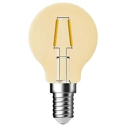 Lámpara Globe CLASSIC DECO E14 4,8W 400lm 2500K CRI 80 regulable, dorado regulable