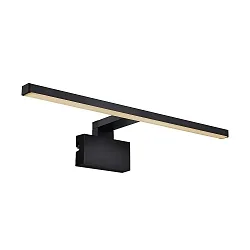Luminaria de espejo MARLEE IP44, negro mate 