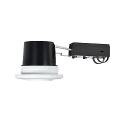 Luz downlight UMBERTO GU10 IP44, blanco mate regulable