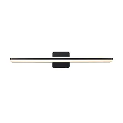 Luminaria de pared TINIA 60 IP44, negro mate regulable