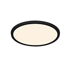 Luminaria de techo OJA 29 IP54 CCT DIM redondo, CCT Switch IP54, negro mate regulable