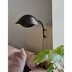 wall luminaire FREYA E14 IP20, black matt 
