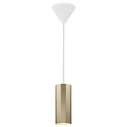 pendant luminaire ALANIS GU10 IP20, matt, brass 