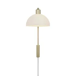 Luminaria de pared ELLEN 20 E14 IP20, blanco mate regulable
