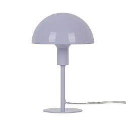 table lamp ELLEN MINI half round, with switch, with lamp socket E14 IP20, glossy, purple 
