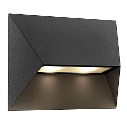 Luminaria de pared para exteriores PONTIO 27 GU10 IP54, negro 