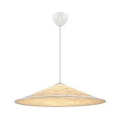 Luminaria colgante HILL E27 IP20, blanco 