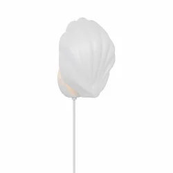 wall luminaire KONCHI with switch, with lamp socket E14 IP20, white matt 