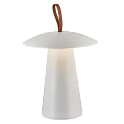 Lámpara de mesa a pilas ARA TO-GO 2 IP54, blanco regulable
