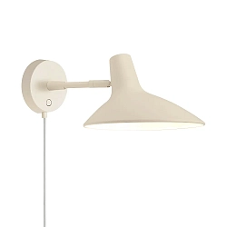Luminaria de pared DARCI SHORT giratorio, giratorio E14 IP20, color arenoso 