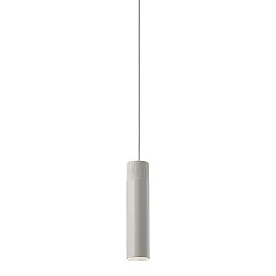 pendant luminaire TILO 1 flame, round GU10 IP20, white dimmable