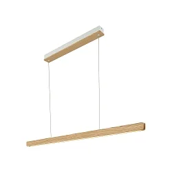 Luminaria colgante ILGAS IP20, marrón regulable