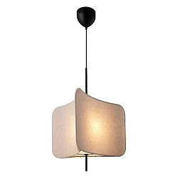 Luminaria colgante TINTO E27 IP20, negro regulable